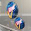 China high quality promotional home decor round flexible 3d magnet fridge