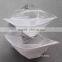 White nylon fabric packaging bag for girls classic garments