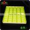 Green PS flocking vacuum formed plastic tray made in china, custom PS vacuum formed flocking tray ,PS tray without flocking