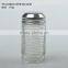 magnetic glass spice jar with metal lid