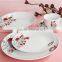 Ceramic moon shape dinerware porcelain sets Italian pasta plates