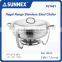 Sunnex Professional Regal Range Round Chafing Dish Set / Buffet Chafer, 6.8ltr.