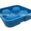 Non-toxic colorful ice ball mold silicone sphere ice molds