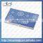laser engraved blue single fashion custom business name card holder