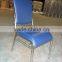 high quality stacking wedding iron plate banquet chair for hotel