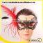 gothic model feather black lace mask, lace eye mask