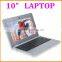 10 inch intel win10 laptop quad core mini netbook pc intel Z3735F CPU 1.8G Mhz all language word office support wifi bluetooth
