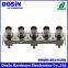 nice quality straight five female bnc connectors in one row