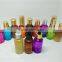 fancy different color glass cosmetic bottle, glass essential oil bottle