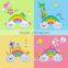 New Childrens LED Rainbow Night Light With Sound and Light Sensor Switch