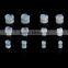 6 Pairs Organic Hand Carved Opal Saddle Shape 5 Petal Flower Ear Plug Earlet Flesh Tunnel - Available in Various Gauges