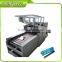 Kitchen aluminum foil roll rewinding and cutting machine