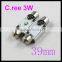 car interior light festoon bulb C5W 39mm 3W 12V led festoon reading light for bmw for vw cars festoon light