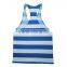 Wholesale Mens Stripe Gym Fitness Tank Top