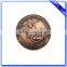 High quality cheap customized engraved 3D brass coin