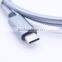 Genuine Heavy Nylon Braided USB 3.1 Type-C Data Sync Charging Cable connector
