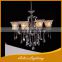 Best Selling Popular Energy Saving 3 Lights Crystal Pendant Lamp with Scallop Drops