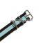Stitching striped 1 piece nylon watches bands straps