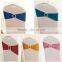 High Quality Gold Spandex Metallic Chair Band
