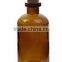 amber/frost/clear glass Apothecary Bottle with Cork Stopper