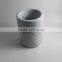 White marble candle jars for wedding decoration