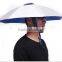 Fishing umbrella hat / ultraviolet Folding head umbrella hats / hat umbrella for fishing