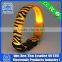 Wholesale LED Yellow Braided Nylon Choke Collar For Dog