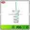 Mugs Drinkware Plastic 450 ml Insulated Acrylic Cup With Straw and Lid