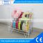 Supermarket Wire Mesh Basket, Foldable Square Metal Display Wire Dump Bin, Metal Retail Storage Bin