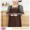 waterproof daily life colorful apron with sleeves cap