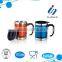 Custom non-spill coffee thermos stainless steel travel mug, Travel plastic mug, Tumbler mug