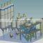 Thermal insulation mortar production line blender machine for dry mortar,