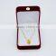 Velvet jewelry packaging box pendant boxes pendant packaging box