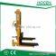 1500kg, lifting height 1600mm manual forklift manual stacker