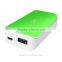 Private model 5200mah mobile phone powebank charger for samsung galaxy notes