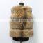 fashion European real fox fur vest for ladys