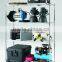 4 level Chrome Wire Shelving Storage Metal Rack