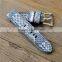 21mm wide watch band hot sale genuine python leather watch bands for men