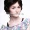 short wigs non remy hair, old ladies short fake curly hair wigs