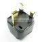 Plug with socket type universal socket to uk power plug adaptor