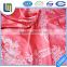 China red 100% polyester printed satin silk fabric with cheap price
