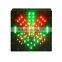 Toll station warning signal light red cross green arrow 200mm led traffic light