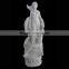 Hand Carved White Marble Nude Girl Statue