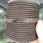 Wholesale genuine 4mm round genuine nappa leather cords for bracelet jewelry