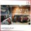 Shopping mall clothing store metal made clothing rack