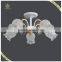 Hot Sale E14 Glass Shade Ceiling Lamp 5 Lights, Certificated Ceiling Lamp