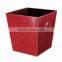 2013 hot sale foldalbe rectangular leather paper storage boxes