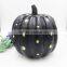 Halloween Carve and Decorate Artificial blake Pumpkins