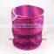 Wholesale Hot Sell Folding Fabric Material Storage Barrel Printing Flower