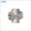 Tee adapter metel connectors